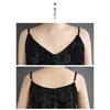New Retro Niche Dark Jacquard V-neck Temperament Halter Dresses