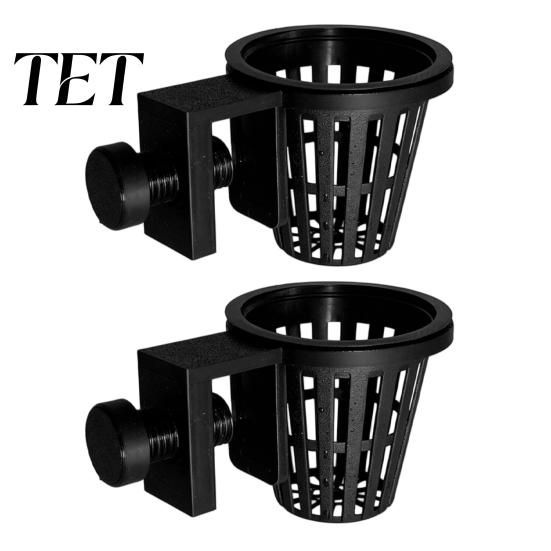 Fish Tank Decoration Aquarium Plant Holder, Top Hanging Basket Planter with Screw Clamp for Anubias, Aquatic Plants Holder