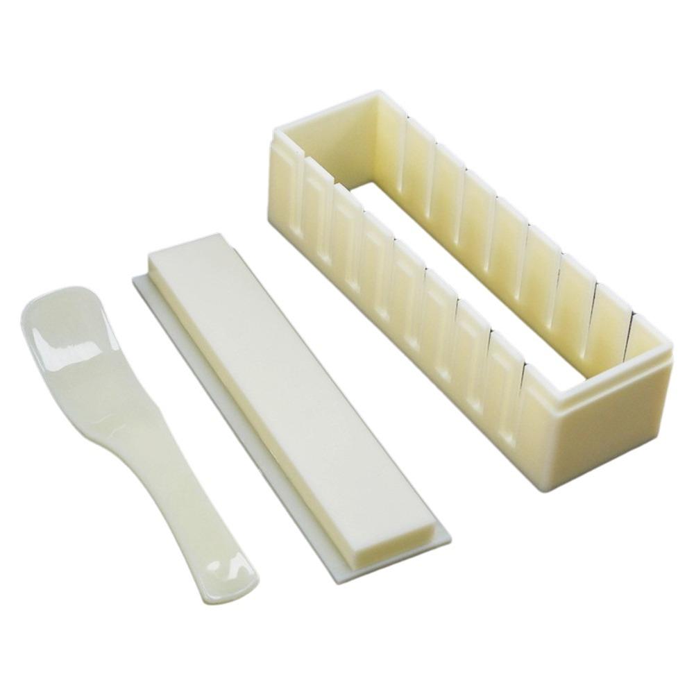 Round Square Heart Sushi Maker Kit Plastic Cake Roll Mold Sushi Making Tools  Kitchen Accessories