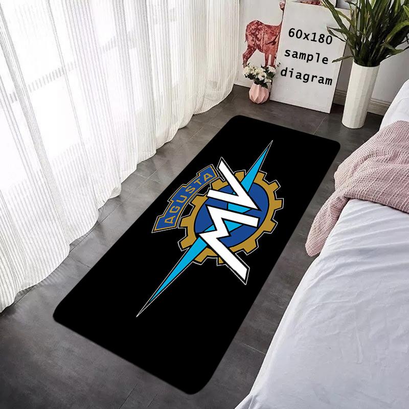 House Entrance Motorcycle Doormat MV Hallway Carpet Agusta Living Room Rugs Foot Carpets Bath Rug Floor Mats Non-slip Home Decor