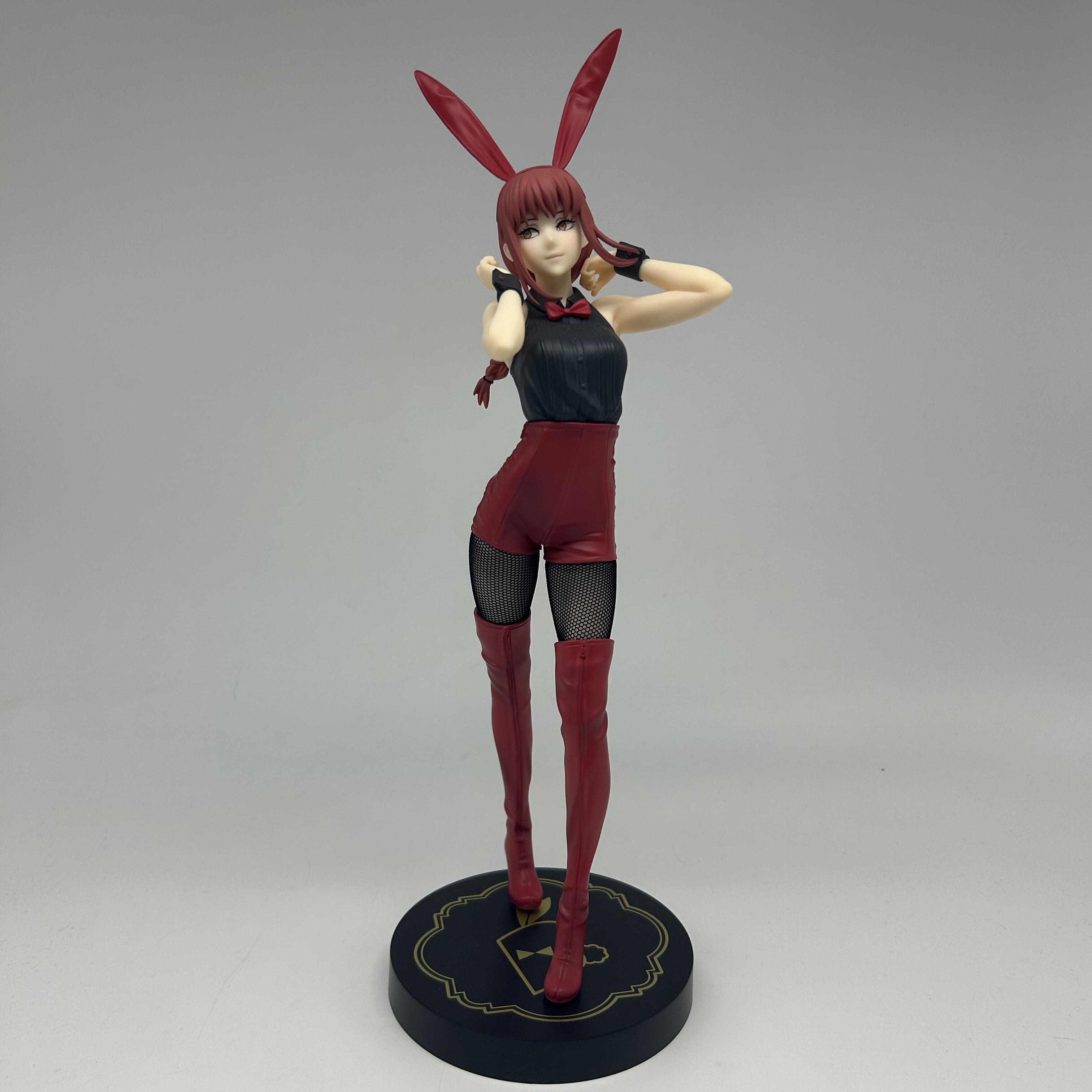 

В наличии Furyu Человек-бензопила Bicute Bunnies Макима Красный кролик Синяя версия ПВХ модель Аниме Коллекционные фигурка Игрушки