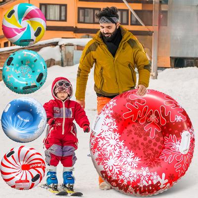 Aufblasbarer Ski-Ring für den Außenbereich Anti-Überschlag Outdoor Kinder Dick Ski-Ring Kältebeständige Ski-Matte