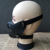Punk Leather Mask Hannibal Nightclub Performance Studded Mask Personalized Motorcycle Rock Non-mainstream Mask for Men