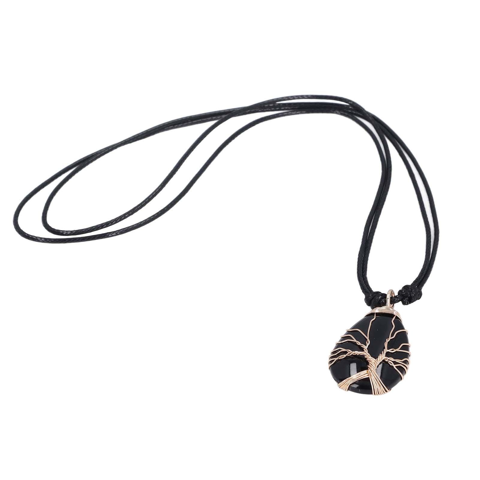 

Кулон с целебным камнем, изысканное декоративное ожерелье с подвеской из камня, приносящее процветание и удачу