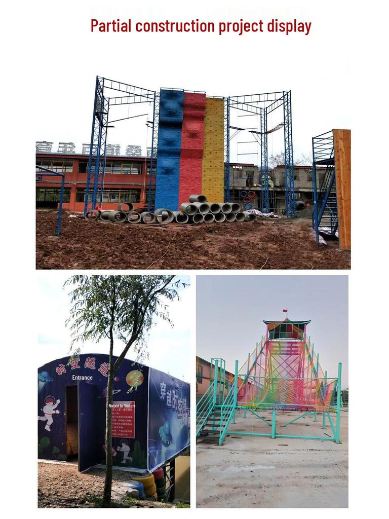Versatile Outdoor Climbing Rope Ladder & Swings for Children's Physical Training In Kindergarten