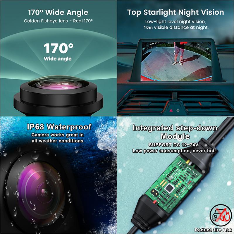CCD AHD 1080P Vehicle Logo Front View Camera For Toyota Avensis Crown Reiz Prius Prado Camry Yaris Corolla Hilux