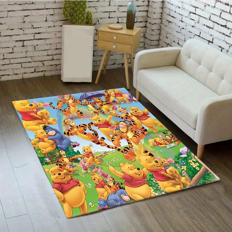 1 stuks Winnie de Poeh Patroon Tapijt Vloerkleed Antislip Tapijt Handwasbaar Vloermat Geschikt Voor Woonkamer Slaapkamer Huisdecoratie Kamerdecoratie