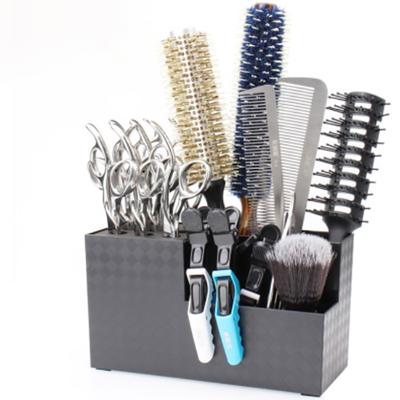 Salon Barber Scissors Comb Clips Rack Storage Box Hairdressing Cosmetic Tool