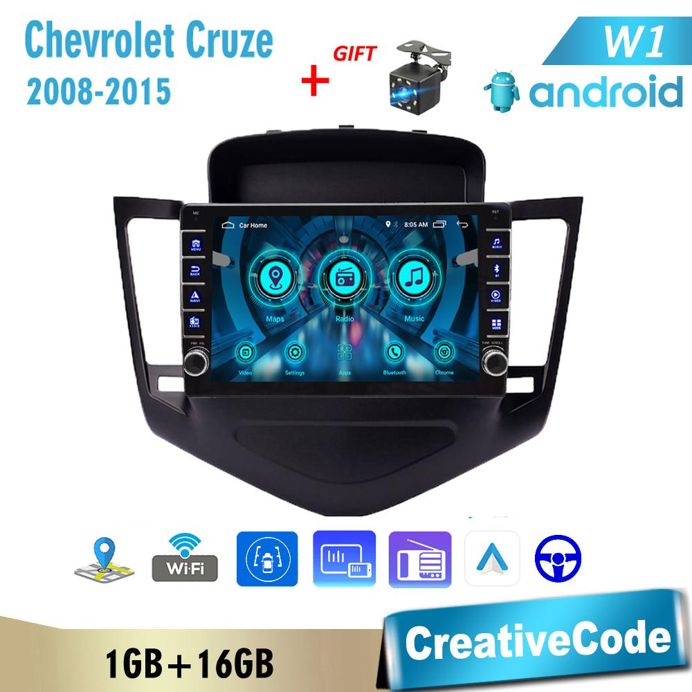 

Автомобильный радиоприемник 2 Din Android для Chevrolet Cruze 2008-2015 с кнопочной ручкой, головное устройство, стерео, GPS, WIFI, навигация, мультимедийный плеер, 1 + 16 ГБ