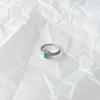 Silver Ring with Natural Emerald 1.185ct, Product Weight 2.54 G (2152903)