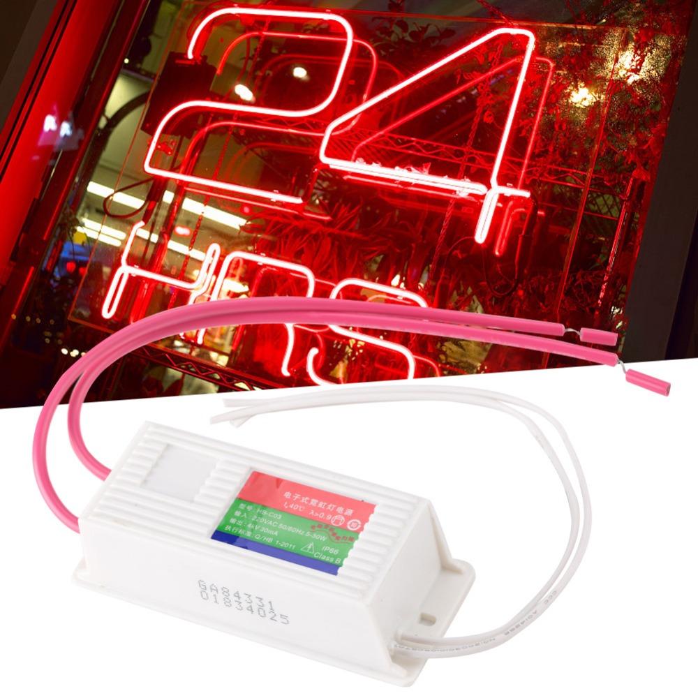 4KVAC 30mA Neon Electronic Transformer 220V Input Waterproof Neon Sign Power Supply High Frequency Load 1-4m