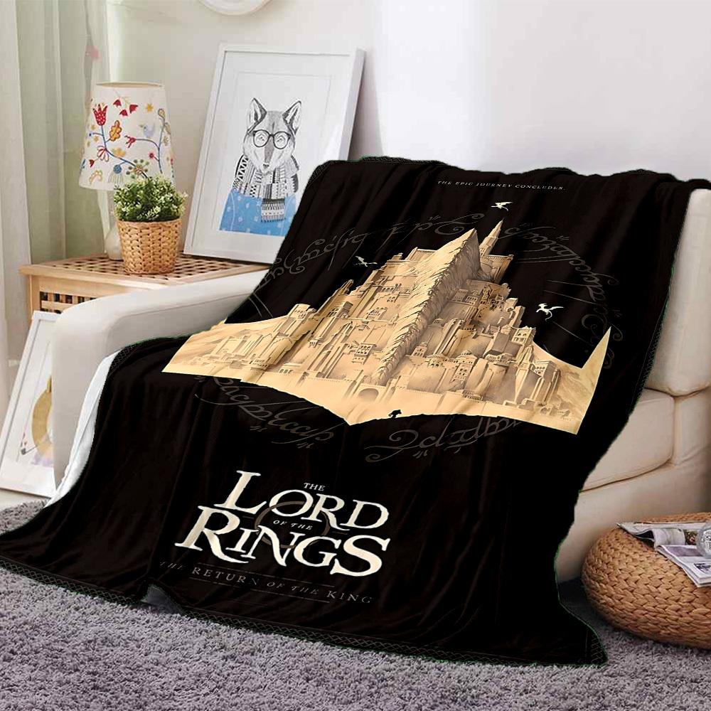 

1pc The Lord of the Rings Return of the King Flannel Blanket Soft Warm Throw for Home, Office, Travel, All-Season Cozy Bedding GiftL1053 80cmx120cm(31inx47in)