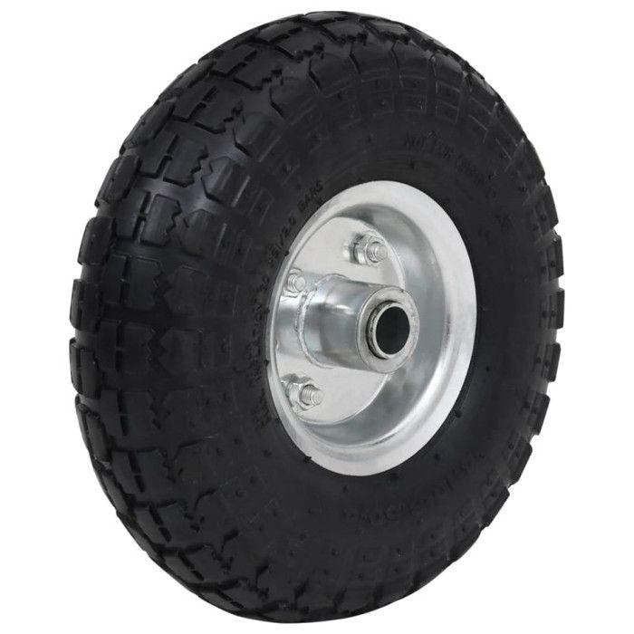 Roue de diable - vidaXL - 4 pcs - Caoutchouc increvable - 260 x 83 mm - Charge 100 kg