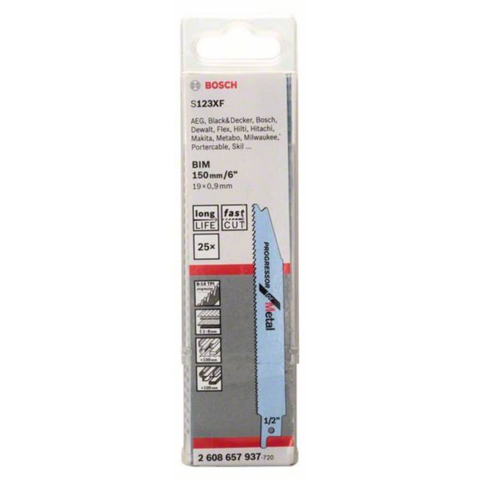 Bosch lame de scie sabre s 123 xf progressor fo...