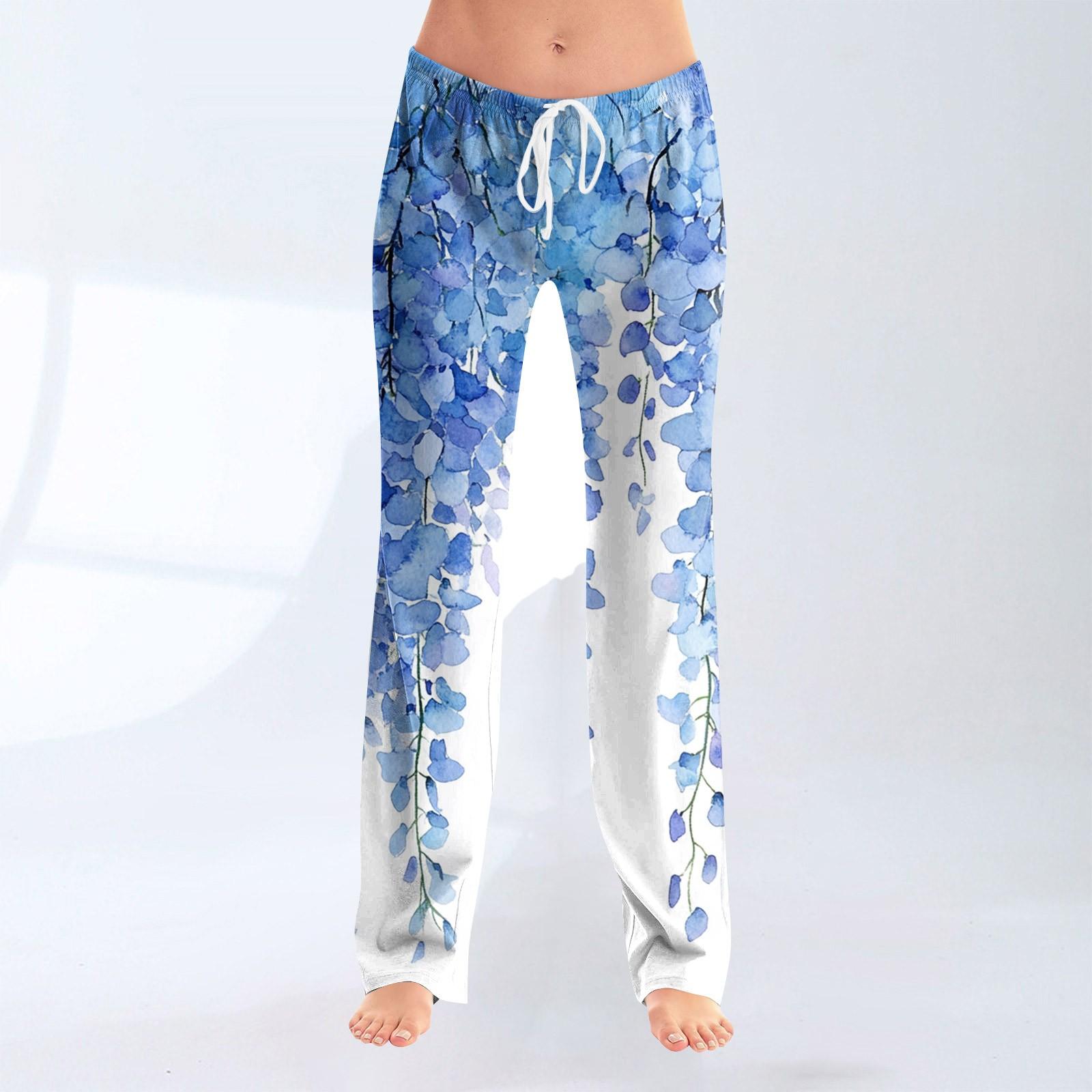 

Женские модные свободные повседневные брюки с принтом банта XXL