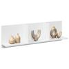 VidaXL Wall Cabinet 100x16.5x30 Cm White Engineered Wood, Floating Wall Cabinet, Wall Shelf, Wall Display Cabinet, 854859