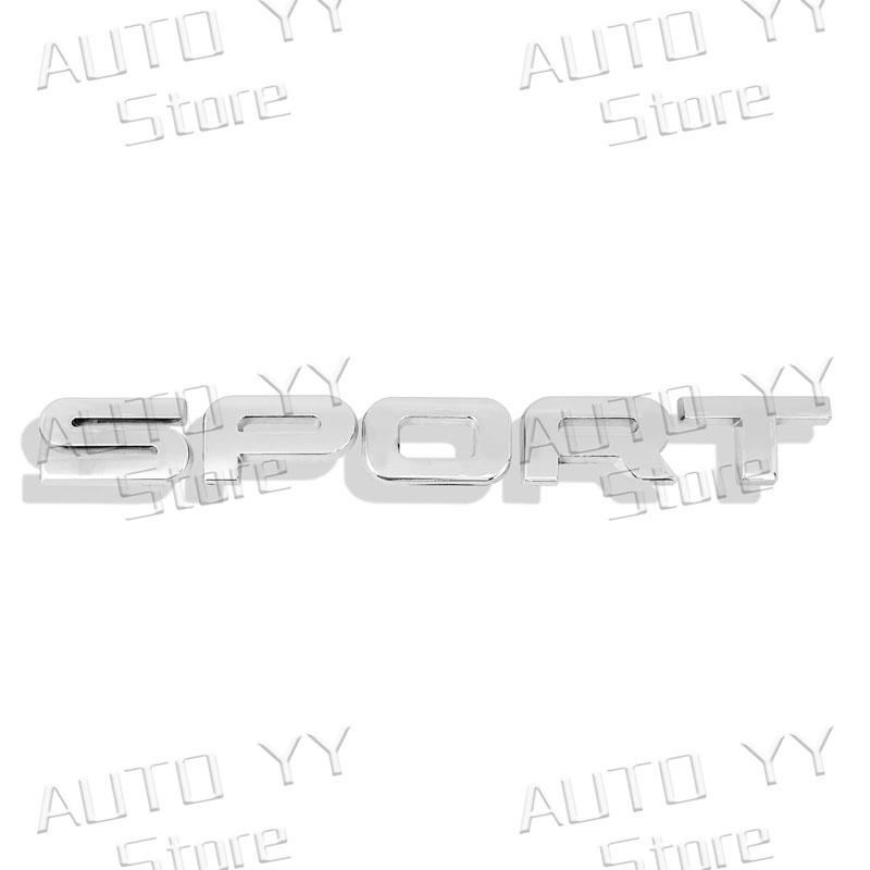 3D Chrome Metal HSE SDV6 SDV8 Luxury Logo Emblem Car Side Fender Trunk Badge Sticker For  Sport Discovery Evoque Decor