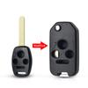 For Honda Fit Accord Civic 2006-2011 2003-2013 CRV 2018 Pilot Modified Flip 2/3/4 Buttons Car Remote Key Shell with/without Rubber Pad