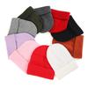 European-American Autumn/Winter Silk Satin Knitted Hat: Hairstyle Protection & Warmth