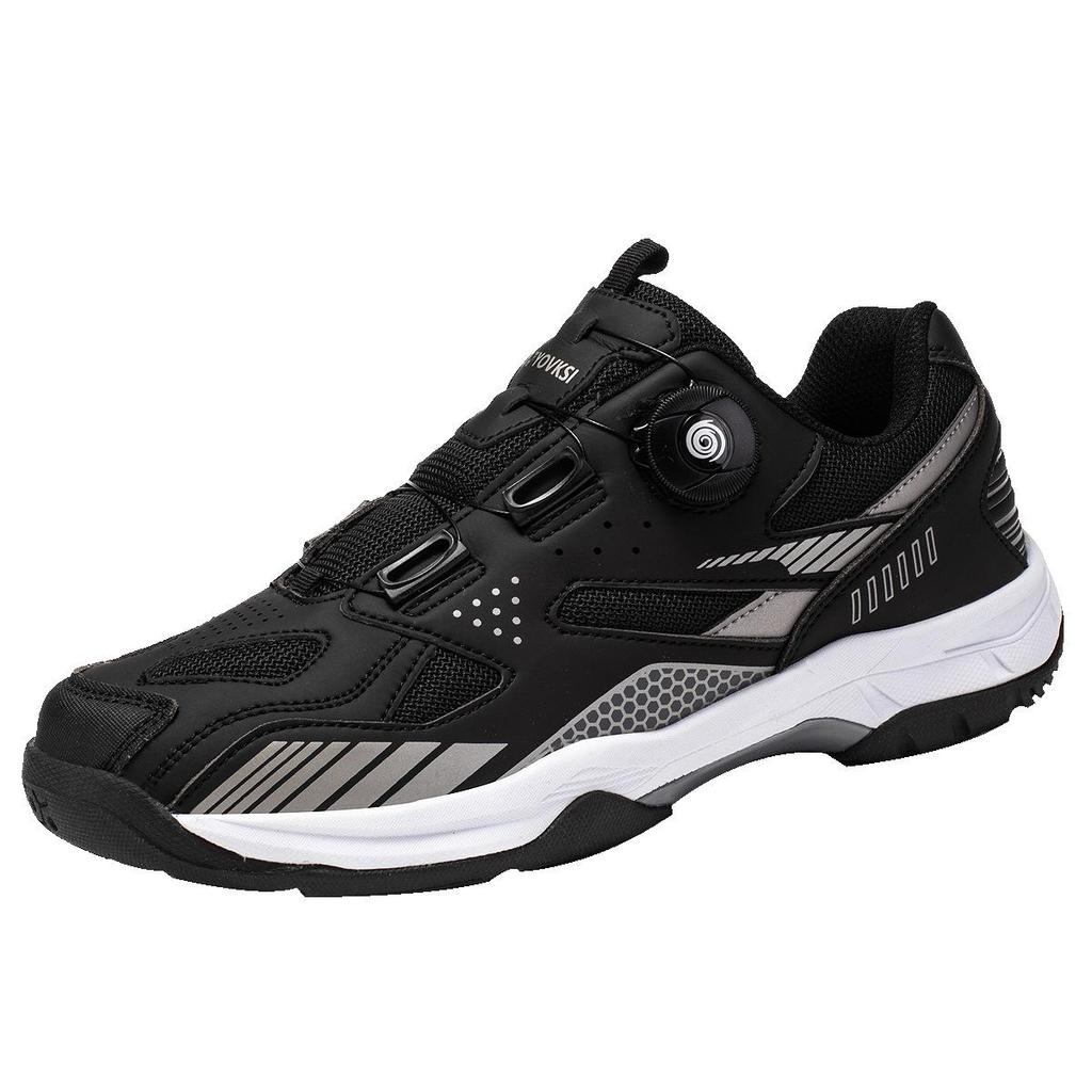 Scarpe da Badminton e Tennis Leggere e Traspiranti da Uomo con Fibbia Rotante