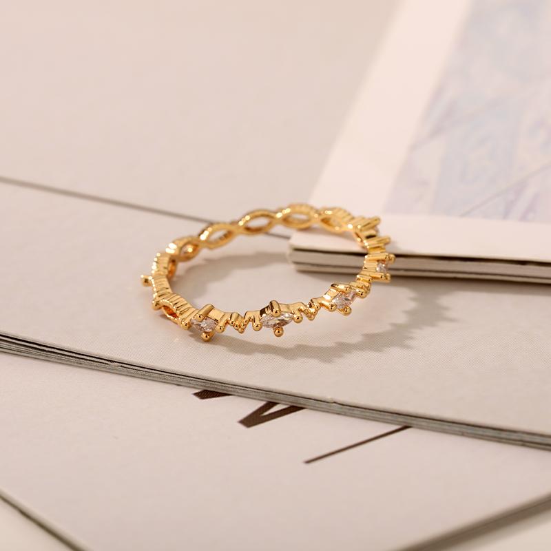 Simple Zircon Rings For Women Charming Couple Wedding Ring Gothic Minimalism Jewelry Accessories Gift Anillos Mujer