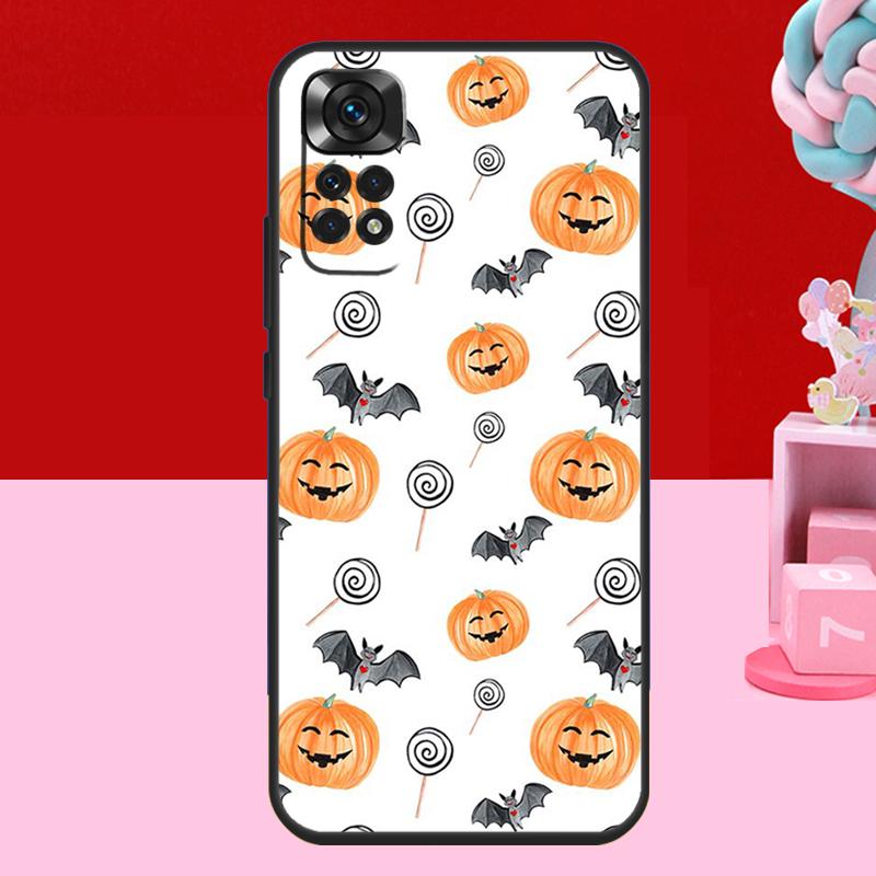 Halloween Pumpkins Case For Xiaomi Redmi Note 13 12 11 10 14 15 Pro Plus Redmi 15 C 14C 10C 12C 13C Soft Cover