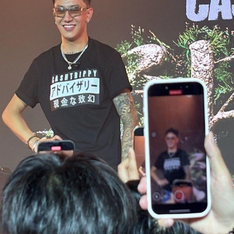 

The 2025 Touring Style RAP Cash Illusion Heavyweight Street Punk T-shirt M