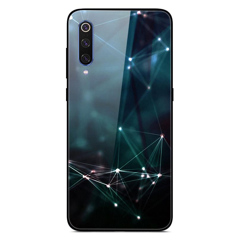 For Xiaomi Mi 9 Mi9 SE Tempered Glass Case Hard Cover Phone Case For Xiaomi Mi 9 SE Mi9 T 9T Pro Cases Redmi Note 9S 9 S Cover