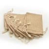 5Pcs Mini Rustic Burlap Bag Drawstring Wedding Party Favor Vintage Sack Pouch