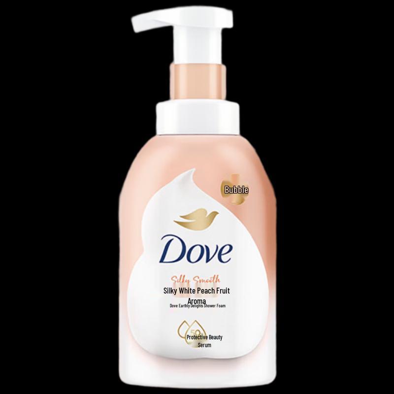 Dove White Peach Scented Foamy Shower Foam