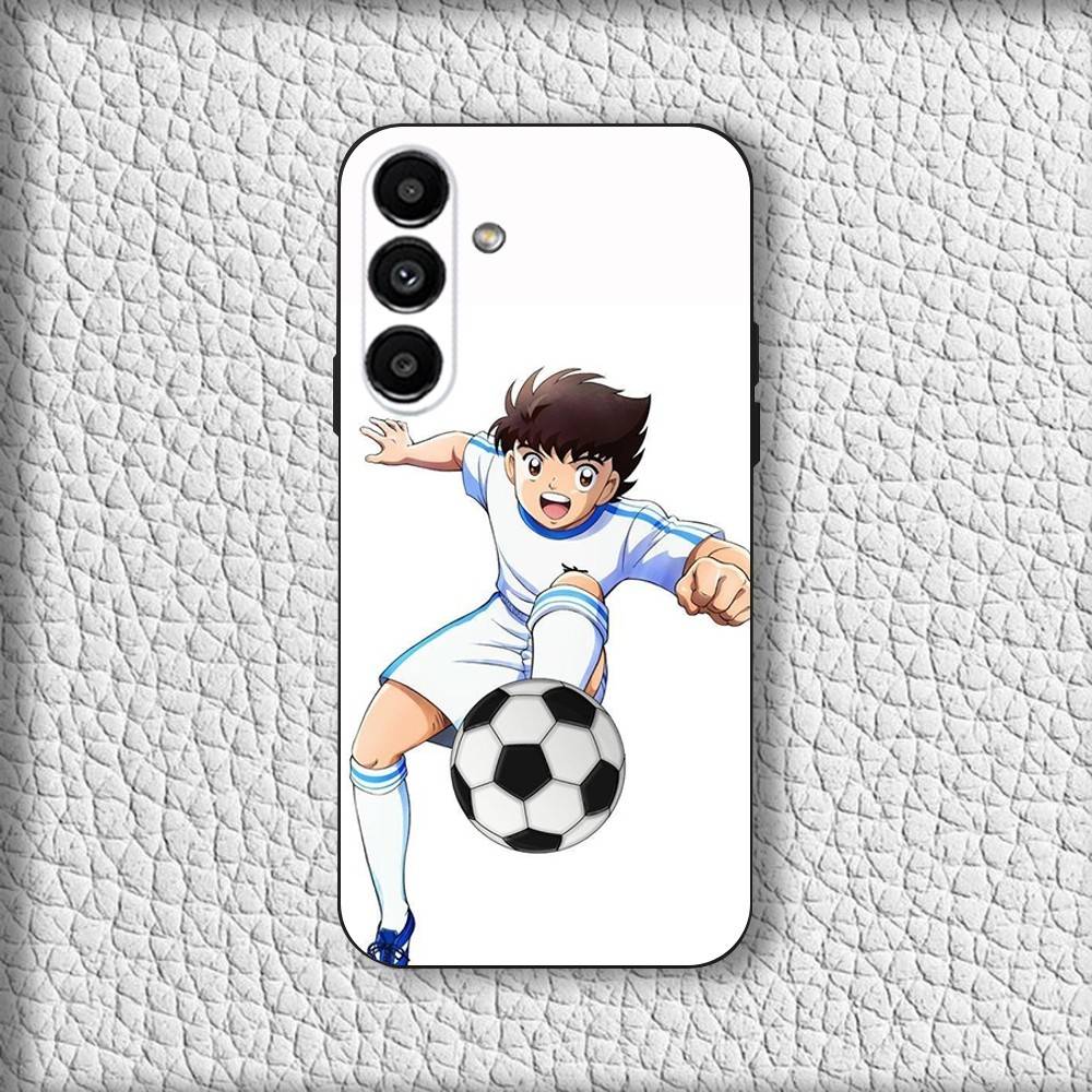 Anime C-Captain T-Tsubasa Phone Case For Samsung Galaxy A20,A21s,A22,A31,A32,A52,A53,A72,73,A80 Soft Black Cover