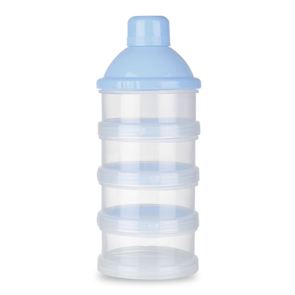 Kids 4 Layers Feeding baby milk bottle food storage box Formula dispenser milk powder container