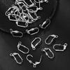 Pack of 50 French Style No Piercing Ear Clips Sophisticated Steel Elegant Pains Free Design for Sensitive Ears