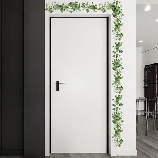 Muurstickers Zelfklevende Blad Muurstickers Makkelijk aan te Brengen Blad Decals Woonkamer Slaapkamer Slaapzaal Natuur Decor