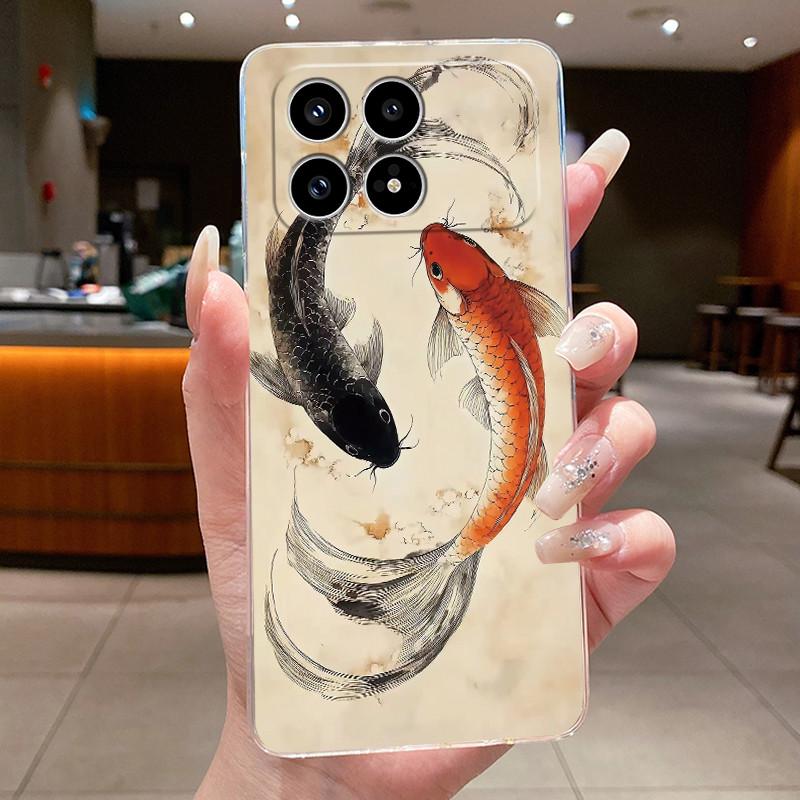 Casing For Xiaomi Poco F8 Pro Ultra F8Pro F8Ultra 5G Transparent Phone Case Luxury Dragon Cute Cool Boys Girls Soft Back Cover