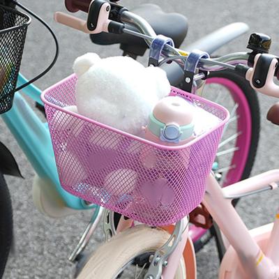 Children's Bicycle Basket for Front Handlebar, Metal Mesh Storage Solution