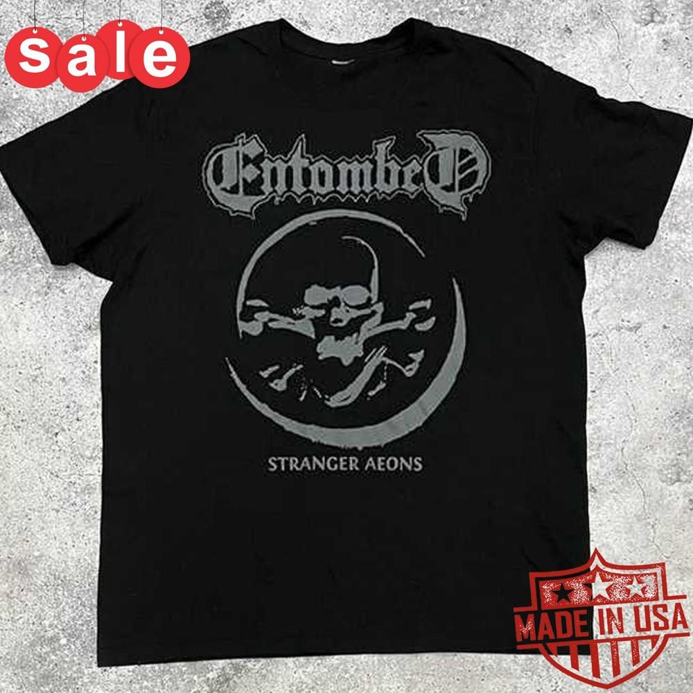 Новая футболка унисекс Entombed Band stranger aeons Подарок для фанатов S-5XL XL