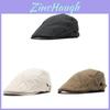 Cappello da Sole Vintage in Cotone e Lino per Uomo Donna Con Visiera Curva Regolabile per l'Estate