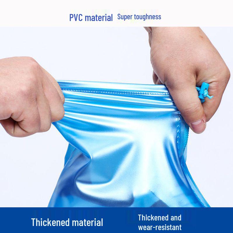 Unisex Non-Slip High-Top Waterproof Shoe Covers - Wear-Resistant, Splash-Proof, Ideal for Adults and Kids in Rainy Outdoor Conditions.