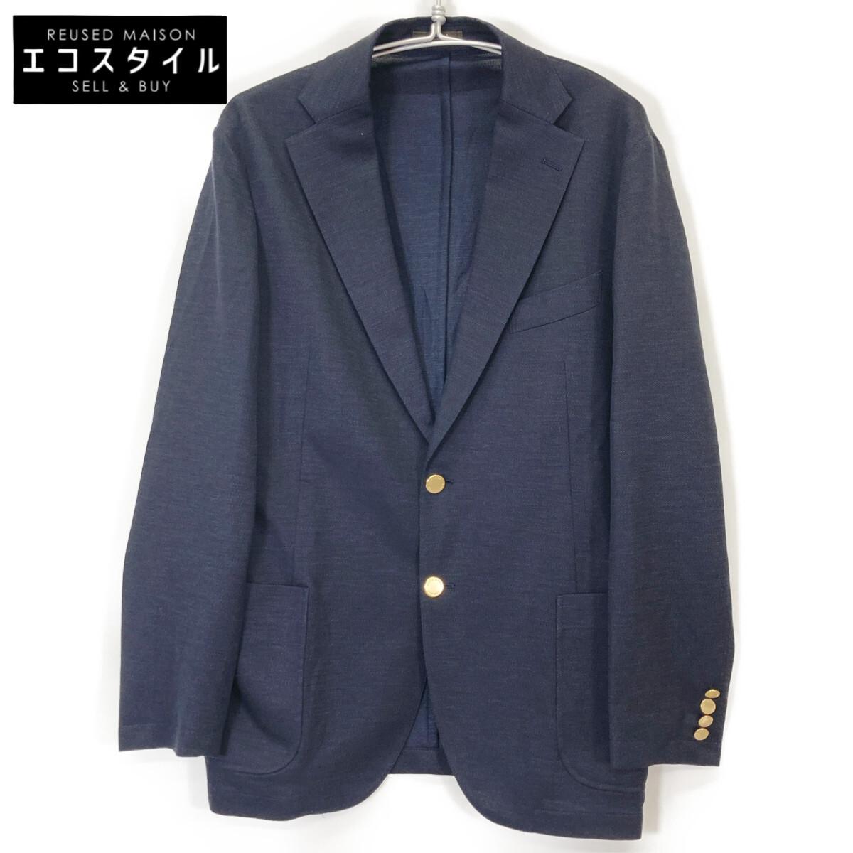 

MACKINTOSH LONDON Navy Gold Button Navy Blue Single Jacket Jacket LL NavyUsed