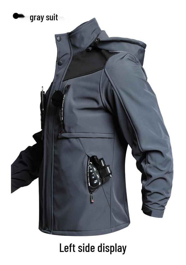 Men's Windproof Water-Repellent Warm Winter Mountaineering Jacket and Pants Set