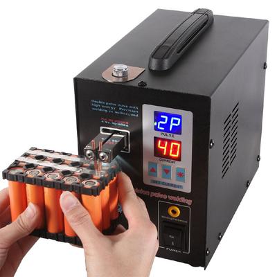 Durable 737G Battery Spot Welding Hand Held Welding Machine With Pulse & Current Display 110V 140x245x200mm