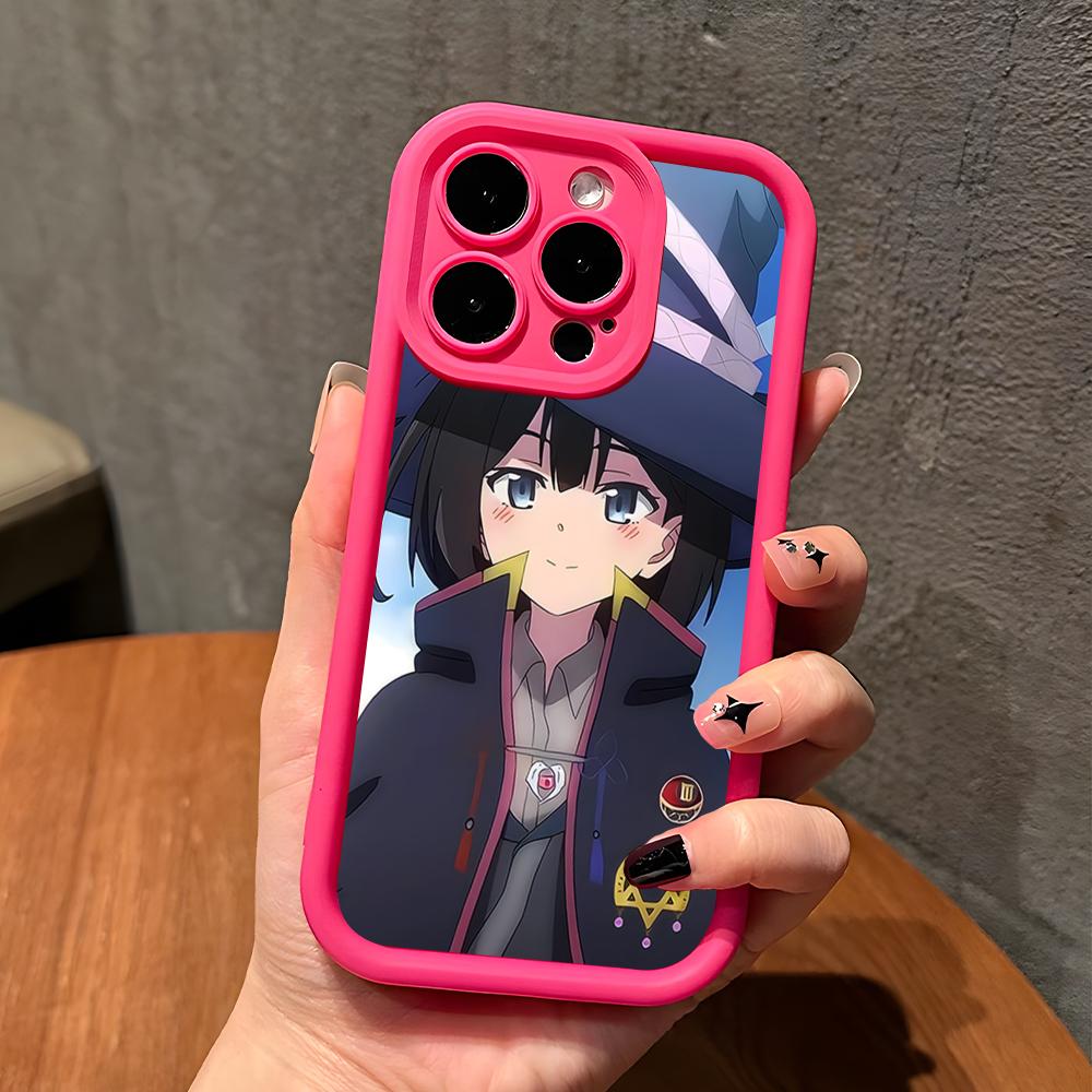 Wandering Witch Saya Phone Case for iPhone 17 16 15 14 13 12 11 Air Pro Max Plus Red Soft TPU Shockproof Cover