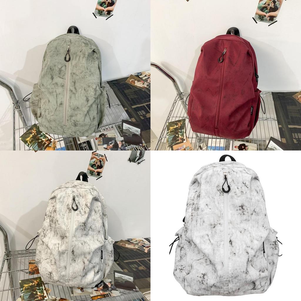 Classic Nylon Student Backpack With Design For School And College Use