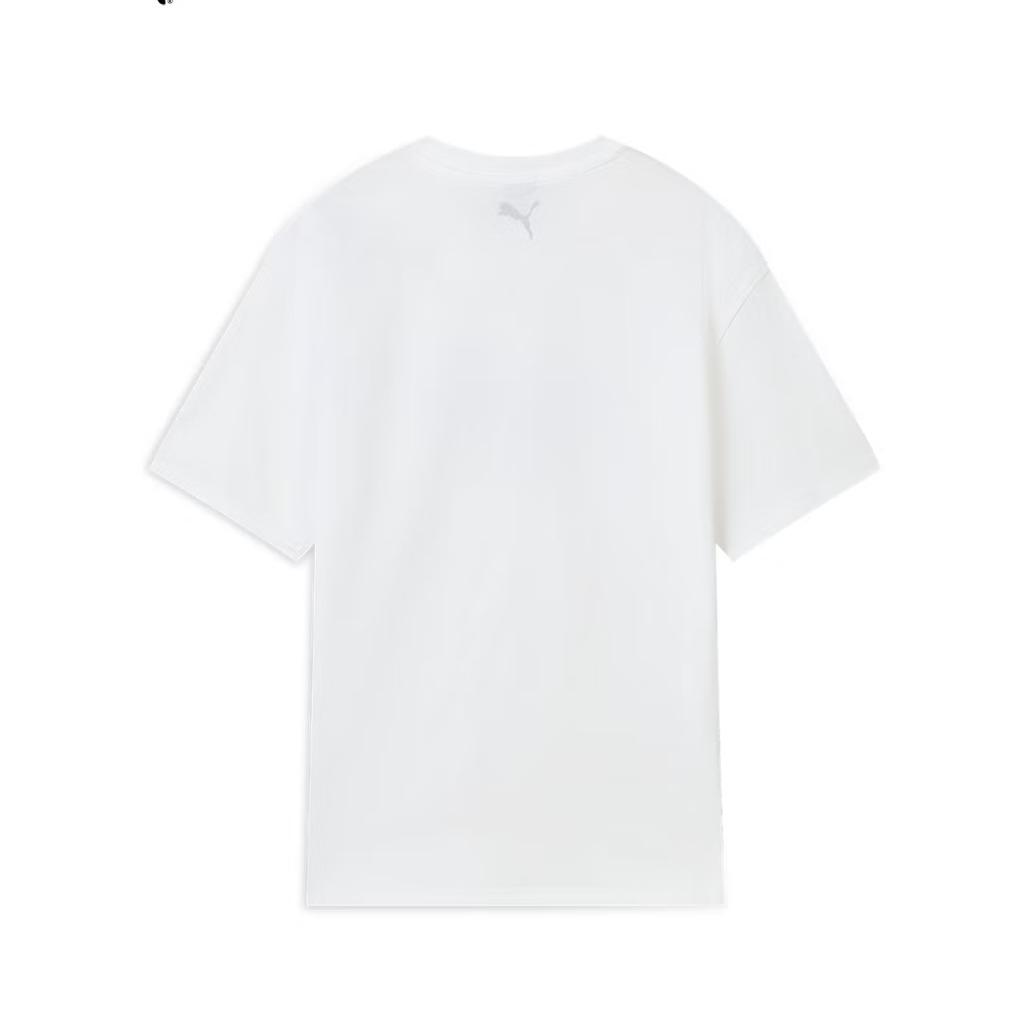 Puma Letter Logo Short Sleeve Round Neck T-Shirt Men tops 637335-02