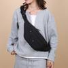 Solid Color Women's Chest Bag Nylon Lightweight Shoulder Crossbody Bag Outdoor Sports Cycling Mobile Phone Waist Bag