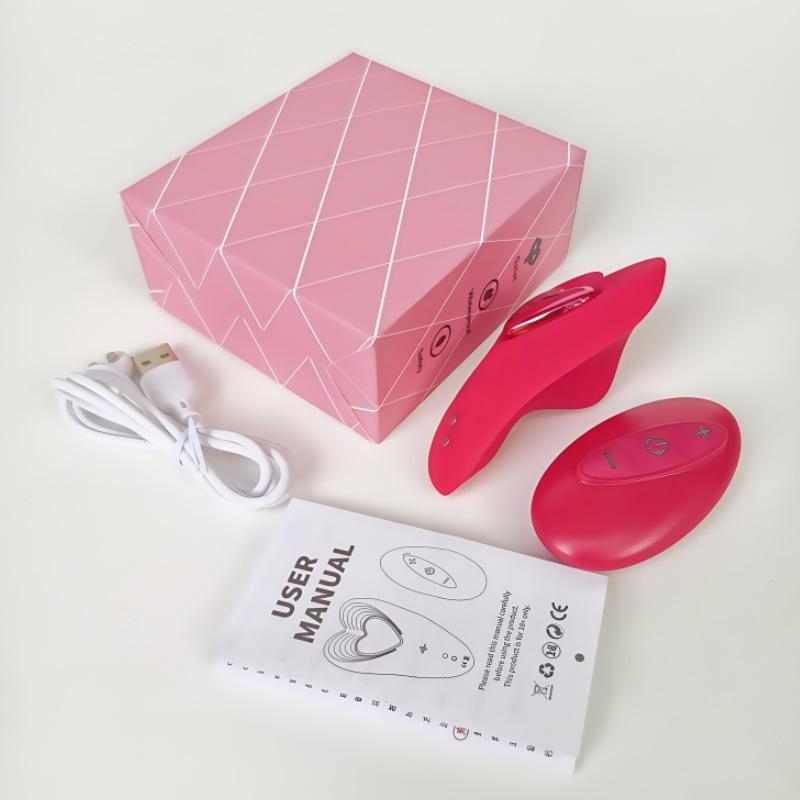 Love Heart Wearable Wireless Remote Vibrator & Magnetic Suction Panties for Women.