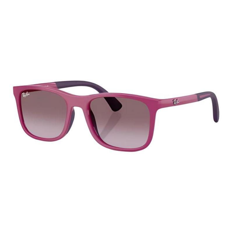 Ray-Ban Full Frame Design Injection Molded Square Sunglasses Kids Pink
