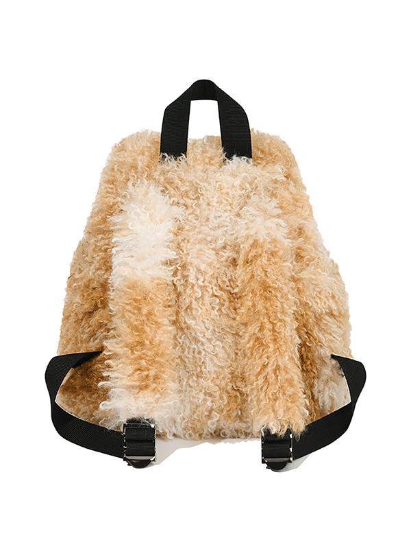 Kirsh Cherry Fur Mini Backpack [Brown]