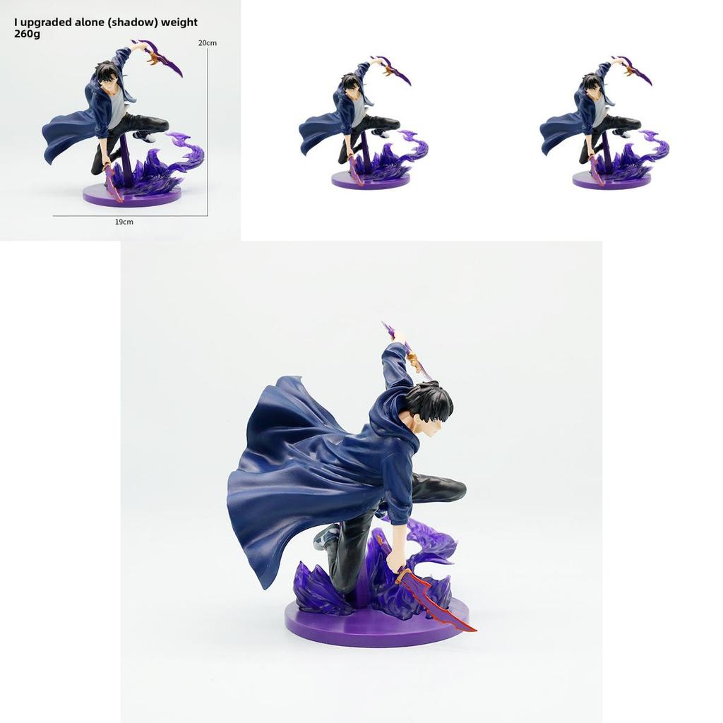 Solo Leveling Sung Jin Woo Pvc Model With Battle Pose For Collectors Display And Anime Fans